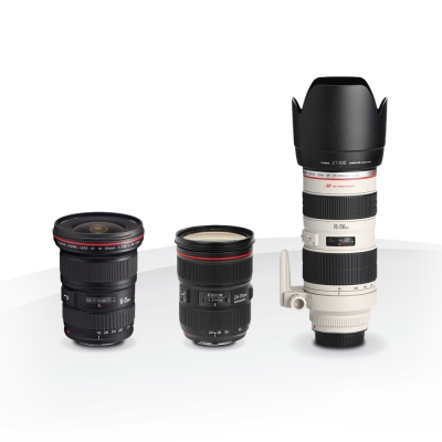 Kit de Lentes Canon Zoom Série L 16-35 • 24-70 • 70-200mm