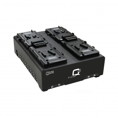 Carregador Core FLEET Q4/D2 com 4 canais (V-mount)