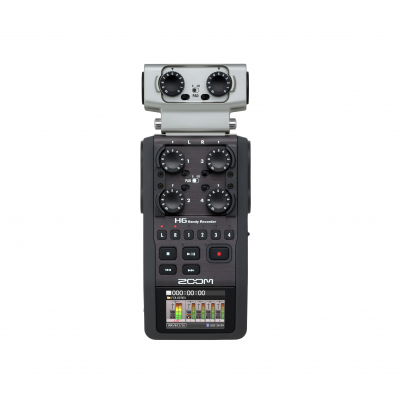 Gravador de áudio Zoom H6 - 6 canais