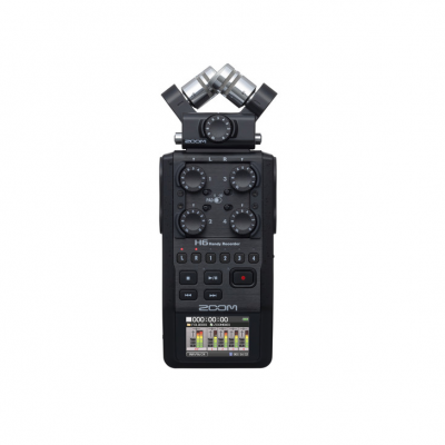 Gravador de áudio Zoom H6 - 4 canais